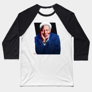 Morgan Freeman - An illustration by Paul Cemmick Baseball T-Shirt